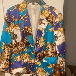 Blue and Gold Blazer